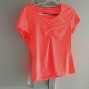 Climacool shirt great for work out neon orange